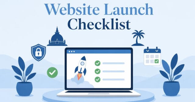Website launch checklist for Sri Lanka SMEs