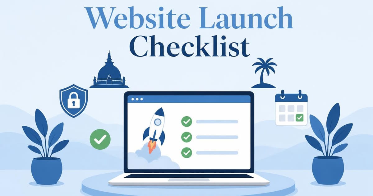 Website Launch Checklist for Sri Lanka SMEs